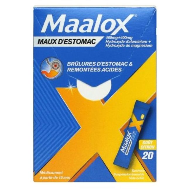 Maalox Citron Sac 20