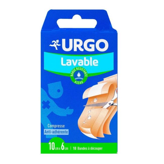 Urgo Pans Bande Lavable 10X6Cm Bt 10