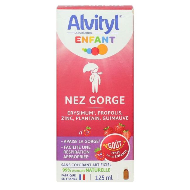 Alvityl Enfant Nez Gorge 125Ml
