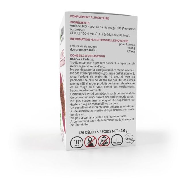 Arkog Levure Riz Rouge Bio Gelu120