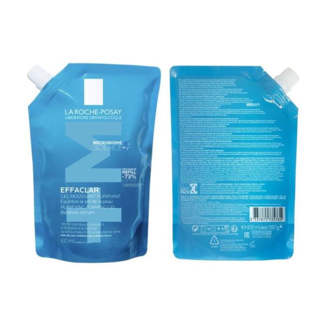 Lrp Effaclar Gel Mouss Rech 400Ml