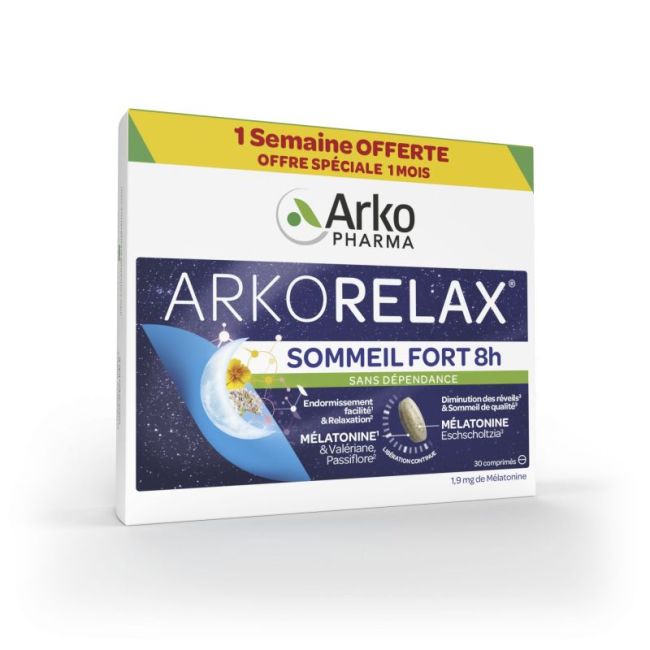 Arkorelax Sommeil Fort 8H 30 Cp