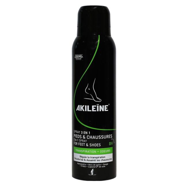 Akileine Spray Pieds Et Chaussure Noir 15