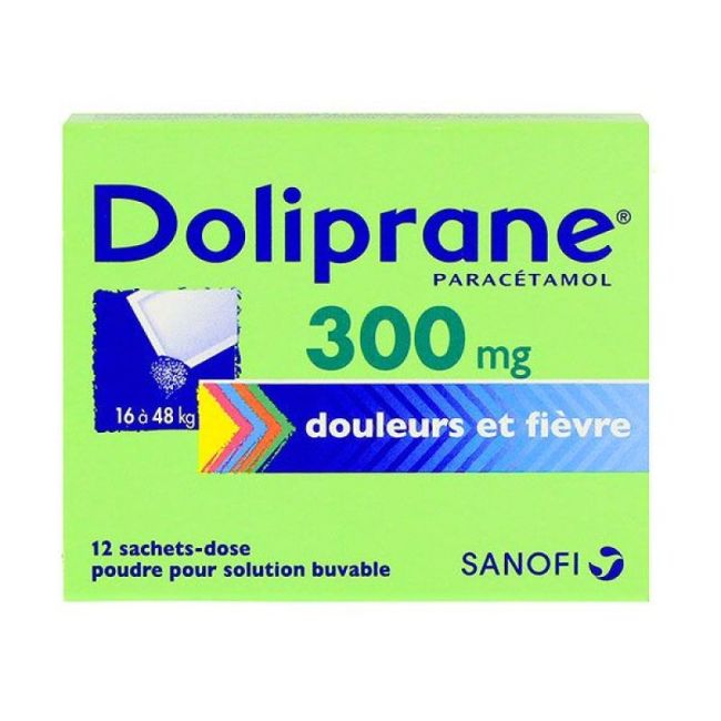 Doliprane 300Mg 16-30Kg Sac 12