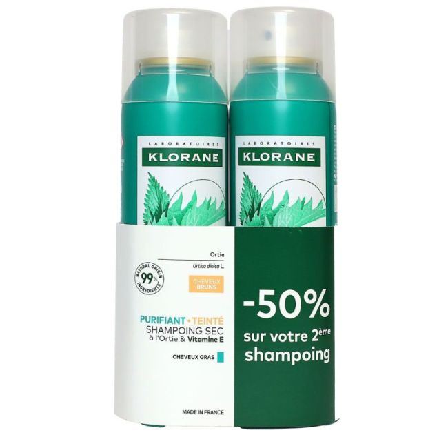 Klorane Shp Sec Teinte Ortivit E 2X150Ml