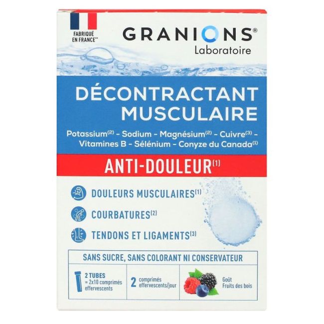 Granions Decontr Muscul A-Doul Cpr Eff20