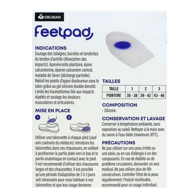 Feet Pad Talont Ins Cent T3 La Paire