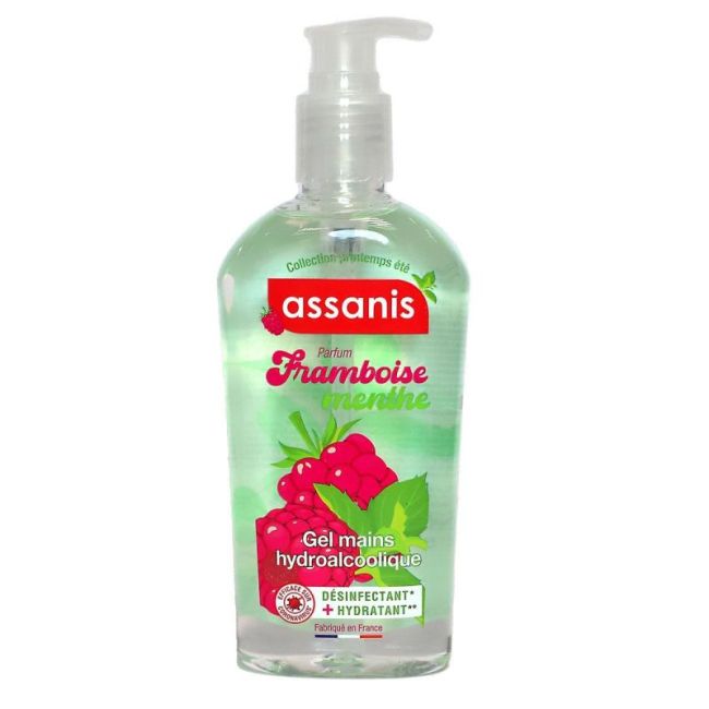Assanis Gel Hydroalcooliq Framb Ment250Ml