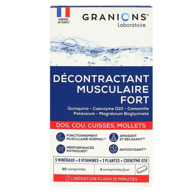 Granions Decontr Musc Fort Cpr 20