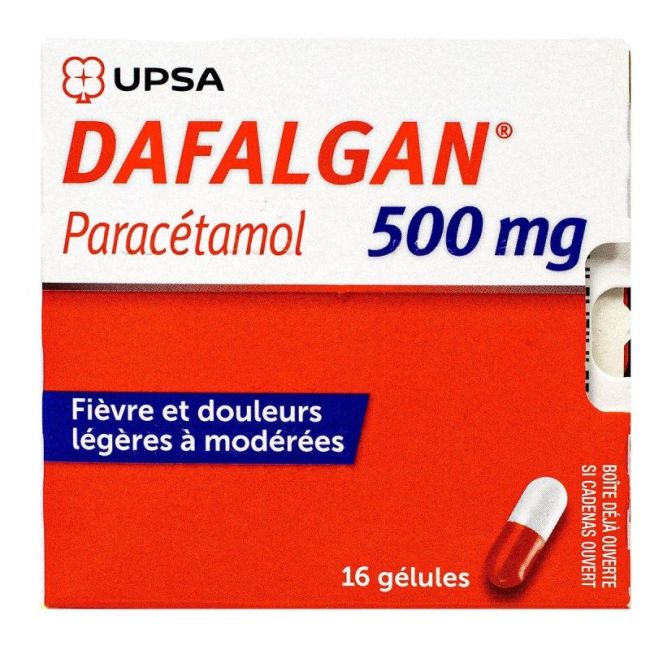 Dafalgan 500Mg Gel 16