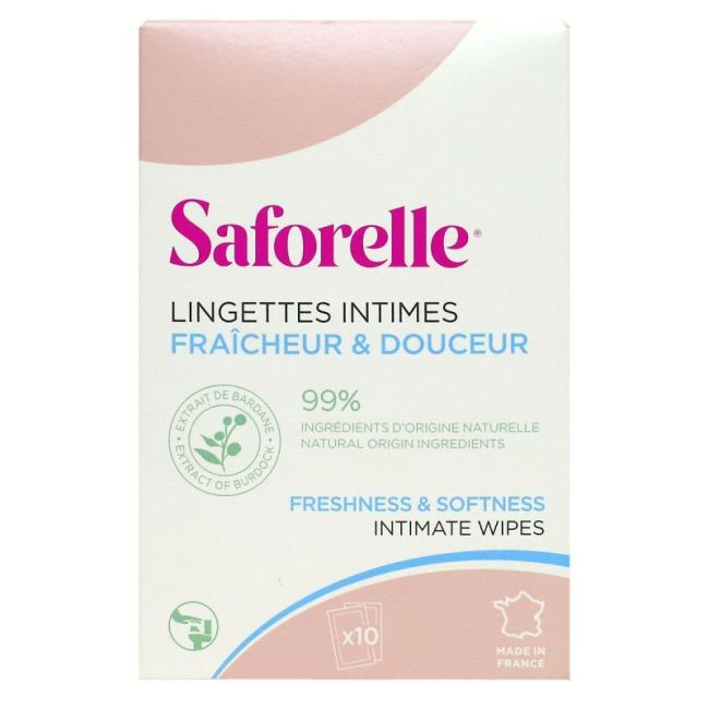 Saforelle Lingettes Indiv Sac 10