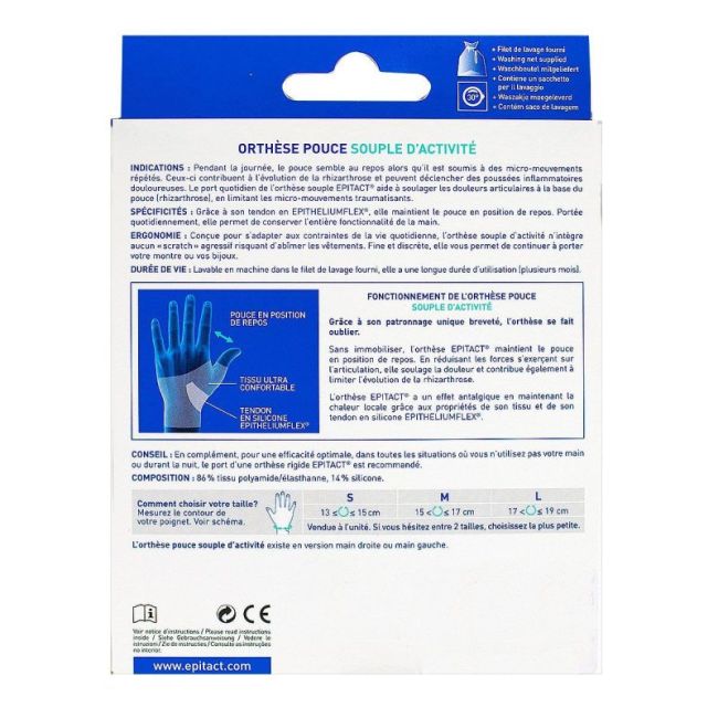 Epitact Orthese Pouce Droite L