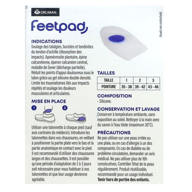 Feet Pad Talont Ins Cent T2 La Paire