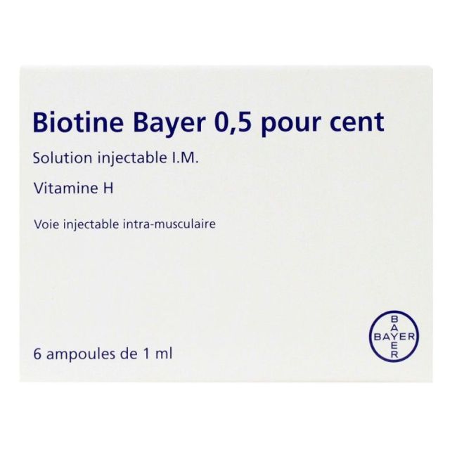 Biotine Bayer 5Mg/Ml S Inj Im 6Amp/1Ml Oc