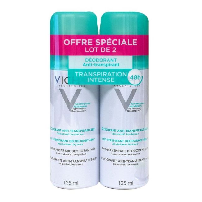 Vichy Deo Spray Anti Trans 48H 2X125Ml