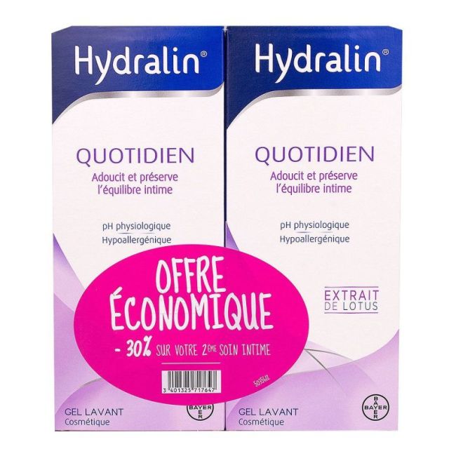 Hydralin Quotidien 2X400Ml
