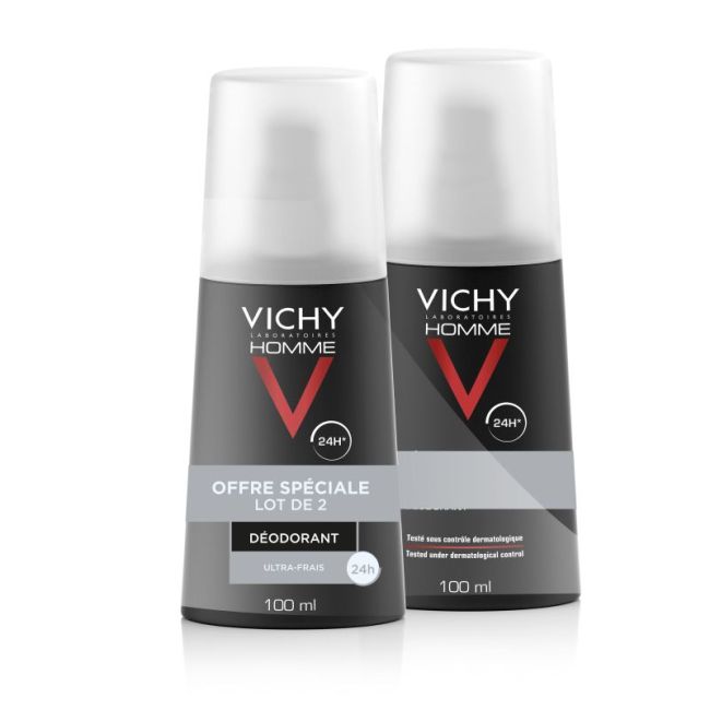 Vichy Homme Deo Vapo 2X100Ml