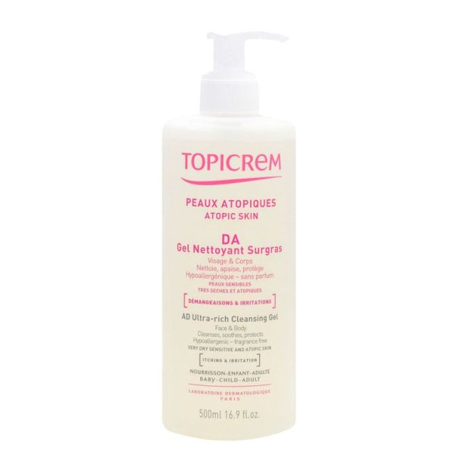 Topicrem Da Nettoyant Surgras 500Ml