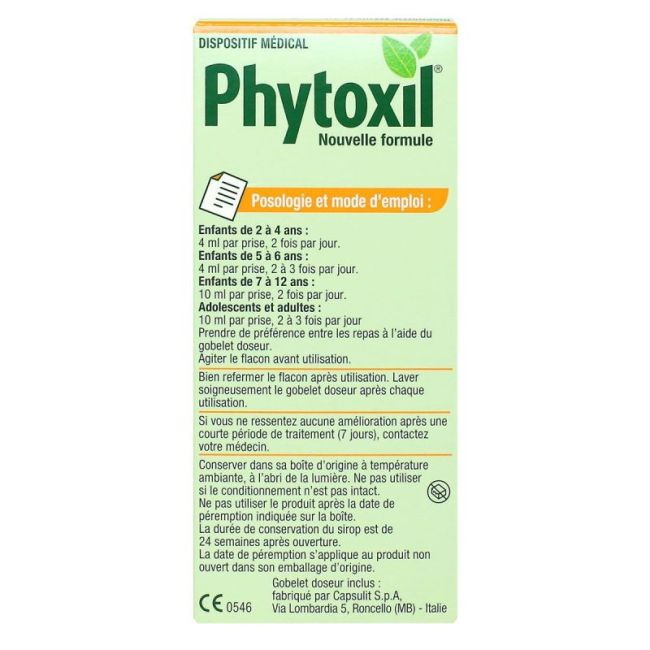 Phytoxil Toux Sirop Sucre 100Ml