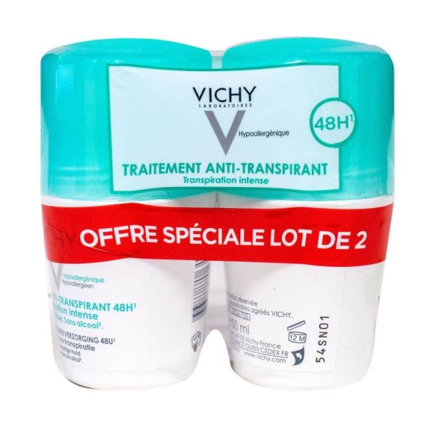 Vichy Deo Bille Antitrans Vert 2X50Ml