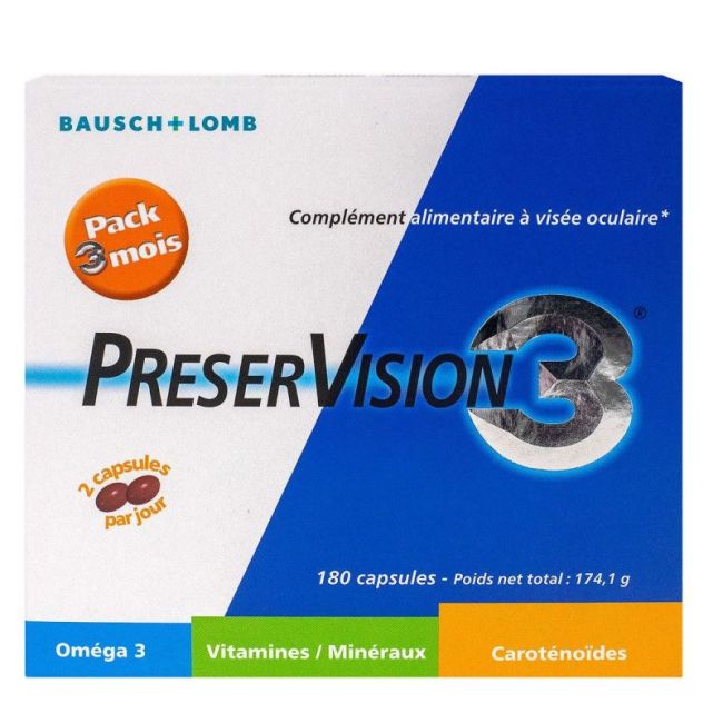 Preservision 3 180 Capsules