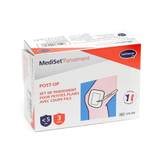 Mediset Post Op Plaie Petite 3 New