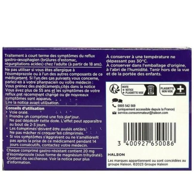 Nexium Control 20Mg Cp 14