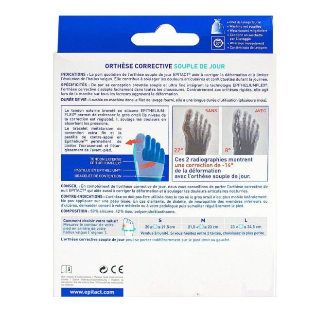 Epitact Hallux Valg L Souple Jour
