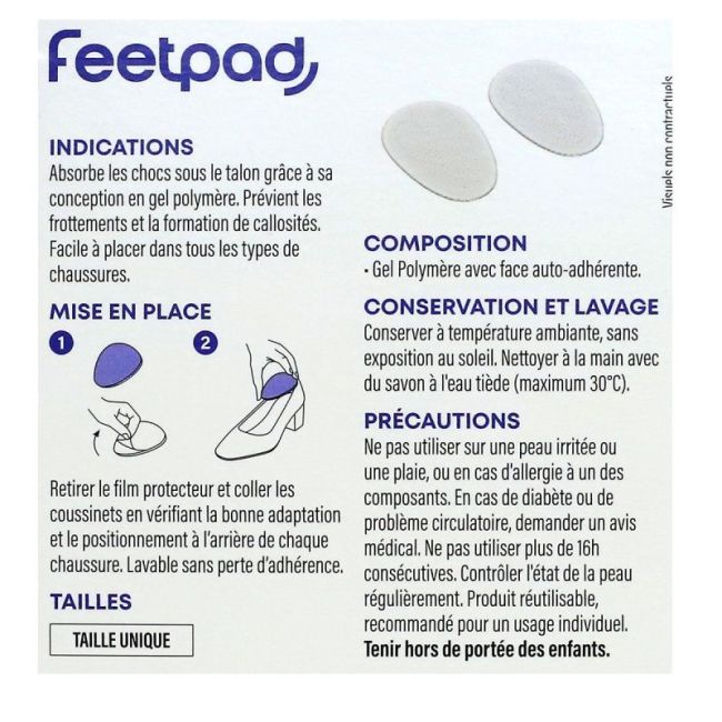 Feetpad Coussinet Gel Talon 2U