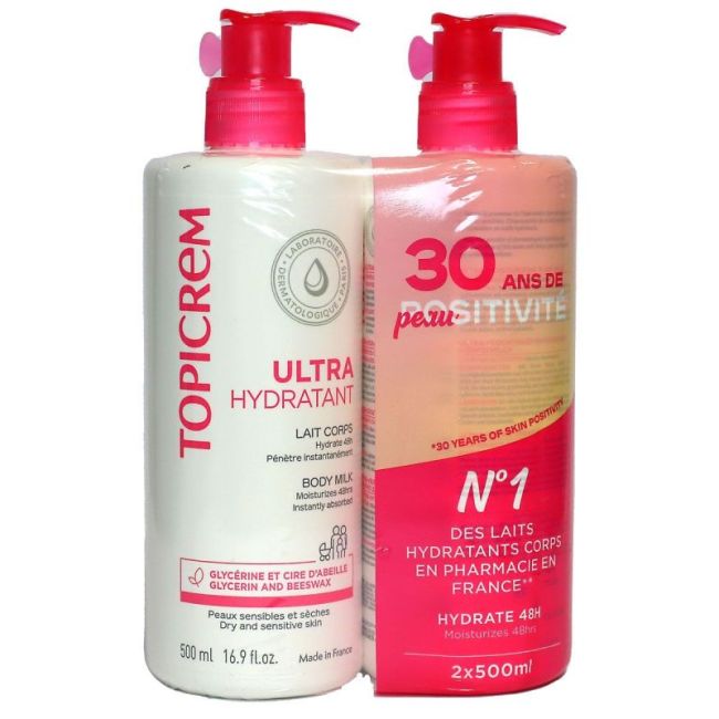 Topicrem Uh Corps 2X500Ml