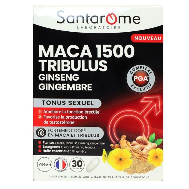 Santarome Maca 1500 Tribulus Gins Ging 30
