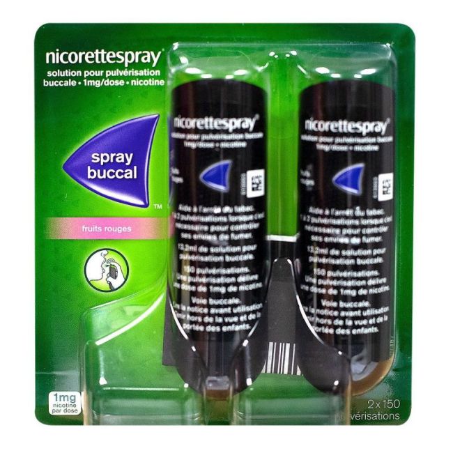 Nsfp Nicorettespray Fruit Rouge 1Mg/Dose