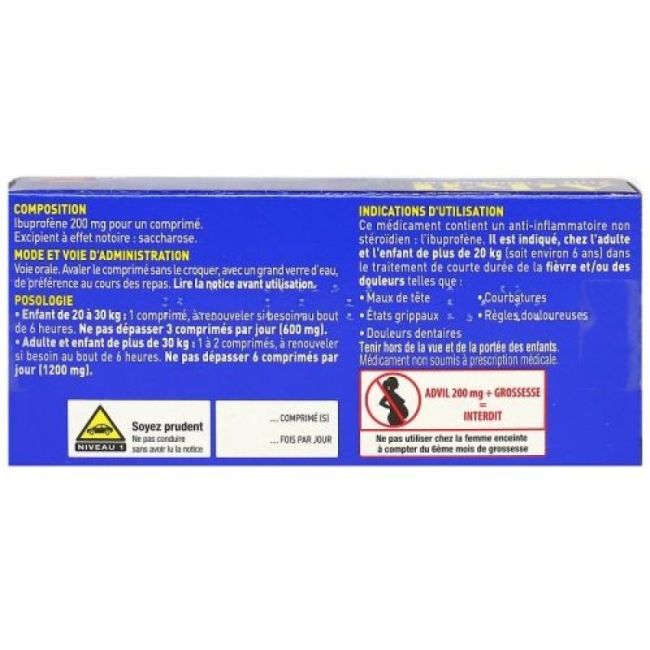 Advil 200Mg Cp 30