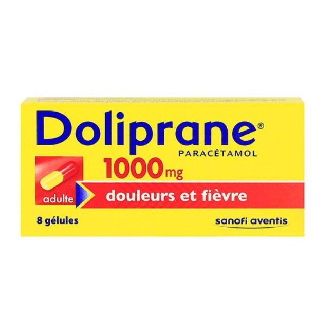 Doliprane 1G Gel 8