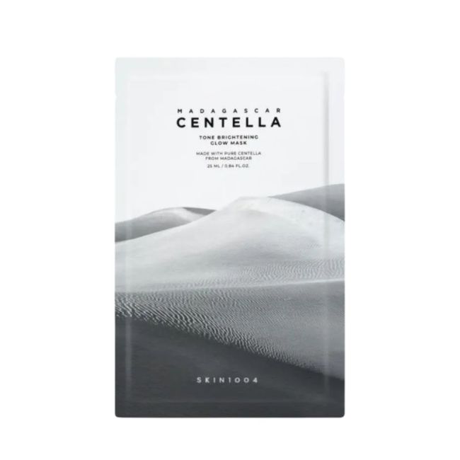 SKIN1004 Madagascar Centella Tone Brightening Glow Mask – Masque tissu éclat à la niacinamide et à la centella (25 ml)