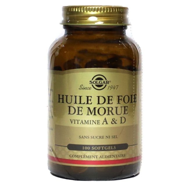 Solgar Huile De Foie De Morue Cp 100