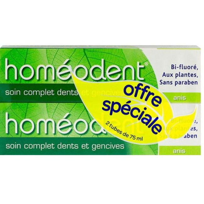 Homeodent Anis Soin Complet 2X75Ml