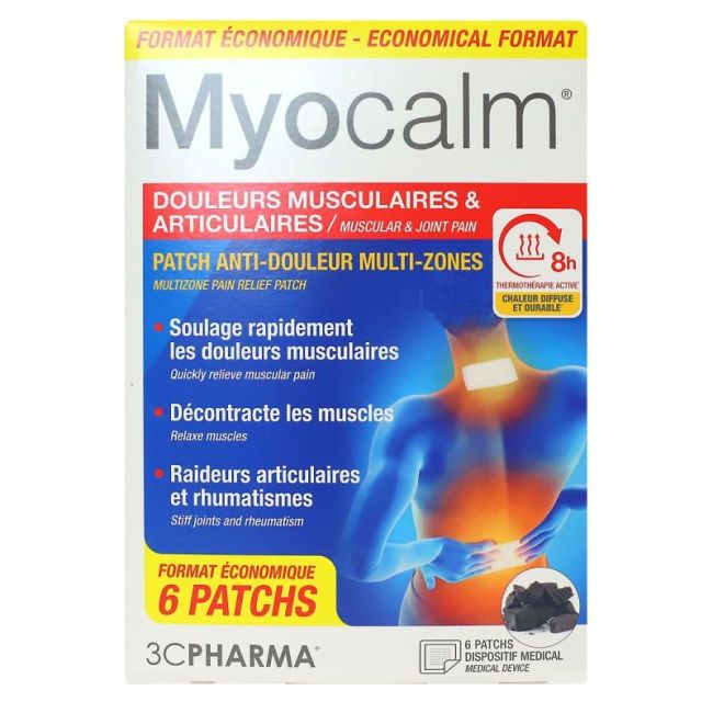 3C Pharma Myocalm Patchs 6