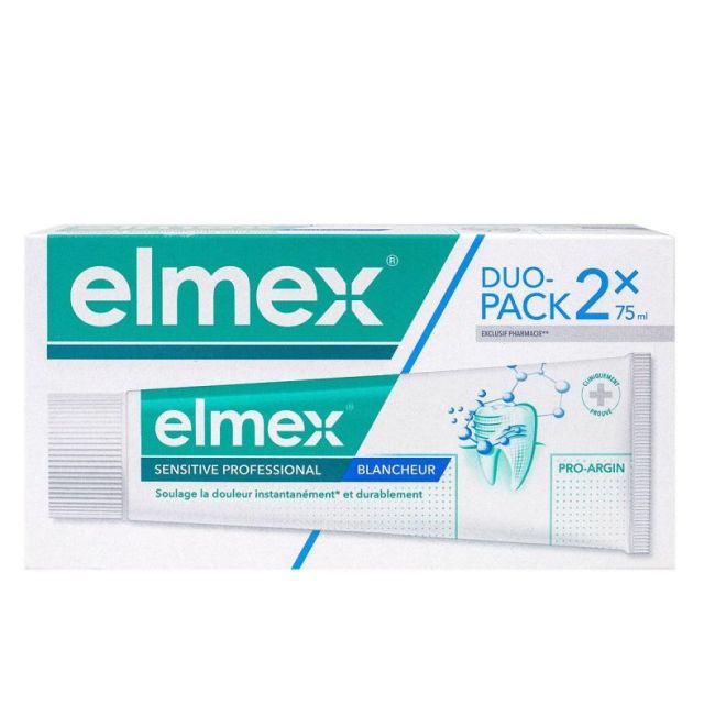 Elmex Sensitive Pro Blancheur Dtf 2X75Ml