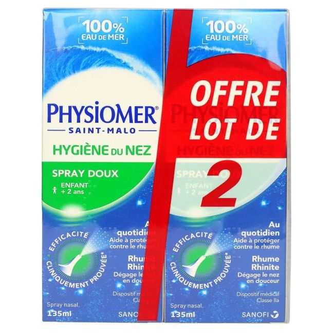 Physiomer Brumisation Vert 135Ml X2