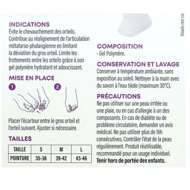 Feet Pad Hallus V Ecar-Ort Ts B/2