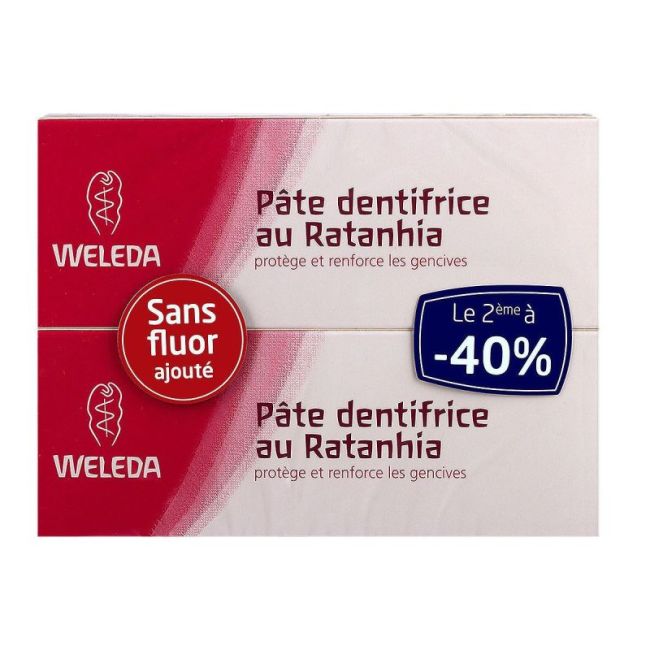 Weleda Pate Dent Ratanhia 2X75Ml