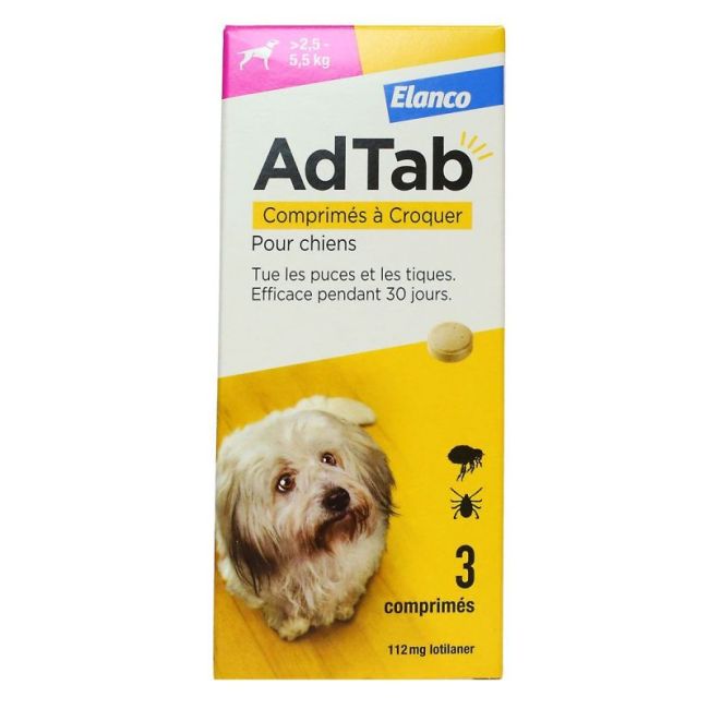 Adtab 112Mg 2.5-5Kg Chien Cpr 3