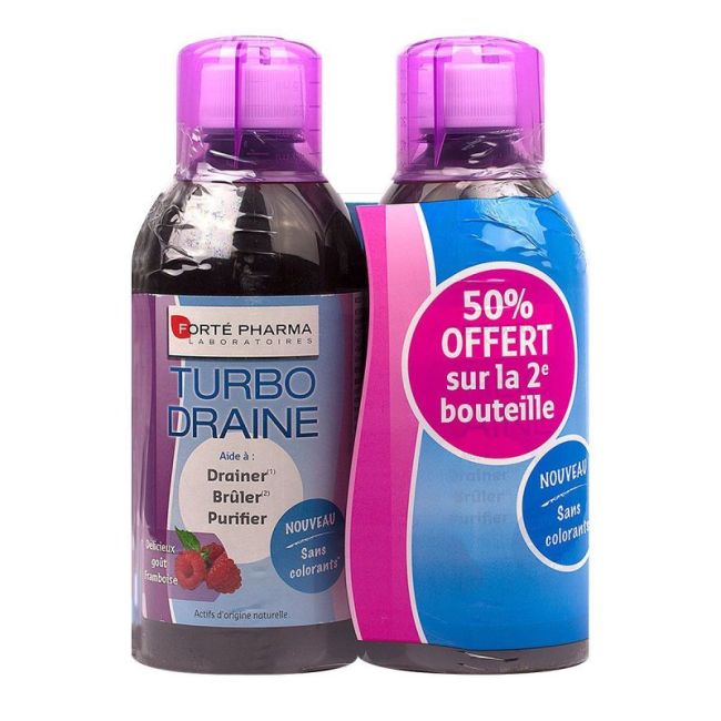Turbodraine Framboise 2X500Ml