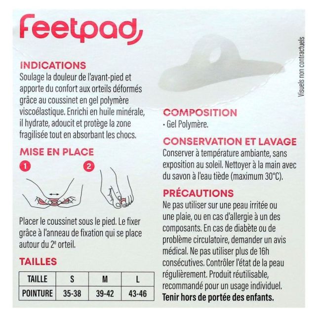 Couss Gel Ort Feetpad Drt Ts
