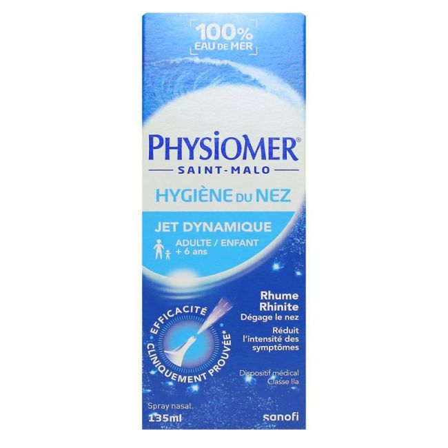 Physiomer Jet Dynamique Bleu 135Ml