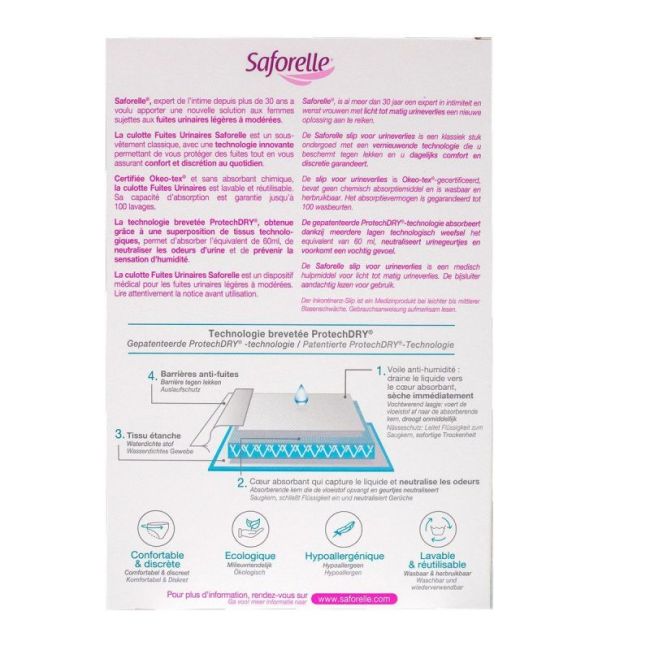 Saforelle Culotte Fuite Urinaire38