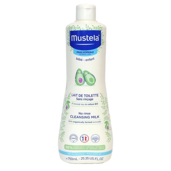 Mustela Lait Toilette Ss Rincage 750Ml