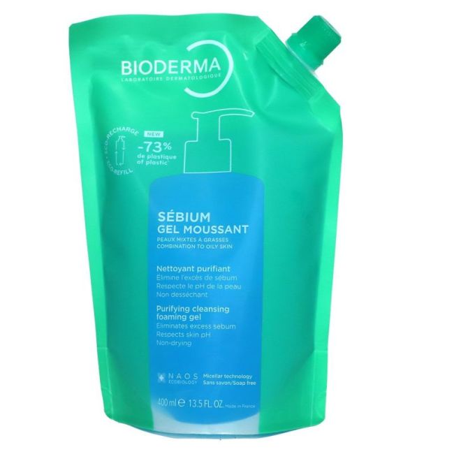 Bioderma Sebium Gel Mous Ecorecharg 400Ml