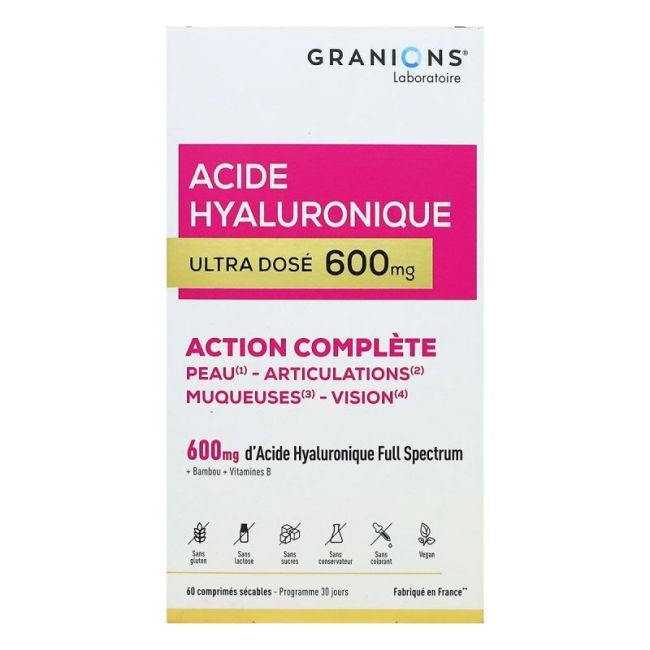 Granions Acide Hyaluronique 600Mg Cpr60